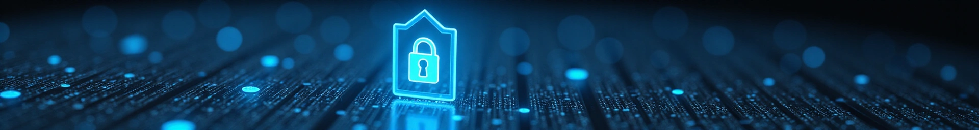 A serene image of a secure transaction, featuring digital locks and flowing data, in a minimalist style.